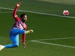 FC Barcelona's Ansu Fati during training.