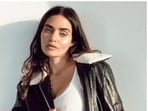 Gabriella Demetriades is our fashion goal. The fashion designer and model, when not working, is usually spotted posing for fashion photoshoots. Gabriella keeps sharing snippets of her fashionable attires on her Instagram profile. On Saturday, she did it again. And, this time, she chose to go desi in a leather jacket. We are smitten.(Instagram/@gabriellademetriades)