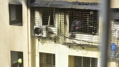 Mumbai fire: Of the 324 fires reported in the city’s high-rise buildings between January 2020 and October 2021, 127 buildings, or 39.2%, did not have an operational firefighting system. (HT Photo/Anshuman Poyrekar) Mumbai fire: Of the 324 fires reported in the city’s high-rise buildings between January 2020 and October 2021, 127 buildings, or 39.2%, did not have an operational firefighting system. (HT Photo/Anshuman Poyrekar)