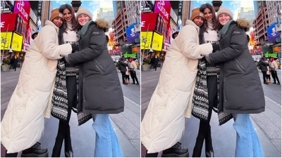 The official Instagram page of Miss Universe posted several pictures of the 21-year-old beauty queen taking over Times Square. She enjoyed some quality time with her crew and posed on the streets to get stunning photos of herself clicked. "Shine bright like Times Square," they captioned the post, and we totally agree with it. (Instagram/@ogmish) The official Instagram page of Miss Universe posted several pictures of the 21-year-old beauty queen taking over Times Square. She enjoyed some quality time with her crew and posed on the streets to get stunning photos of herself clicked. "Shine bright like Times Square," they captioned the post, and we totally agree with it. (Instagram/@ogmish)