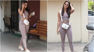 Pooja styled the ensemble with a Louis Vuitton New Wave Multi Pochette over-the-body bag in white shade. If you wish to include this bag in your wardrobe, we have found the price details for you. The bag is worth <span class='webrupee'>₹</span>1,80,570 (GBP 1,790). (HT Photo/Varinder Chawla) Pooja styled the ensemble with a Louis Vuitton New Wave Multi Pochette over-the-body bag in white shade. If you wish to include this bag in your wardrobe, we have found the price details for you. The bag is worth <span class='webrupee'>₹</span>1,80,570 (GBP 1,790). (HT Photo/Varinder Chawla)