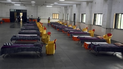 A 100-bedded isolation centre was inaugurated in Surat on Friday to help those infected with Covid-19. (ANI Photo)