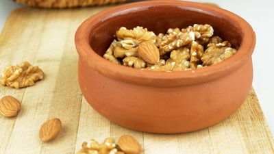 2. Walnuts and Almonds - Nuts are a good source of protein, fiber and healthy fats such as omega-3. As per researches, regular nut consumption has been associated with a reduced risk of overall cardiovascular disease and coronary heart disease. (Pixabay) 2. Walnuts and Almonds - Nuts are a good source of protein, fiber and healthy fats such as omega-3. As per researches, regular nut consumption has been associated with a reduced risk of overall cardiovascular disease and coronary heart disease. (Pixabay)