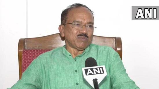 Former Goa CM Laxmikant Parsekar quits BJP ahead of assembly polls next month. (ANI PHOTO.)