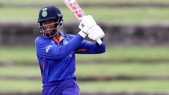 Angkrish Raghuvanshi of India U19(Twitter/BCCI) Angkrish Raghuvanshi of India U19(Twitter/BCCI)