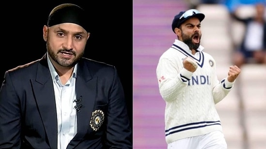 ‘Whether you are Sachin Tendulkar or Kapil Dev, you feel the pressure’: Harbhajan Singh says Virat Kohli is feeling the heat after stepping down(HT COLLAGE)