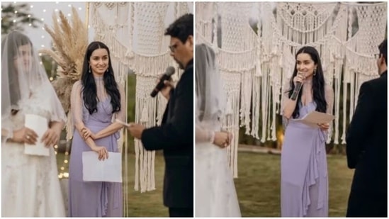Shraddha Kapoor officiated her make-up artist's wedding.