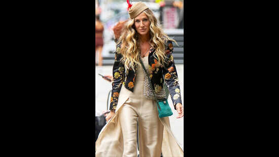 Sarah Jessica Parker carries two bags in the show often