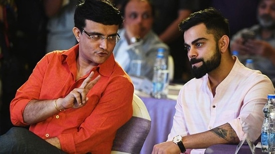 Sourav Ganguly and Virat Kohli. (Getty) Sourav Ganguly and Virat Kohli. (Getty)