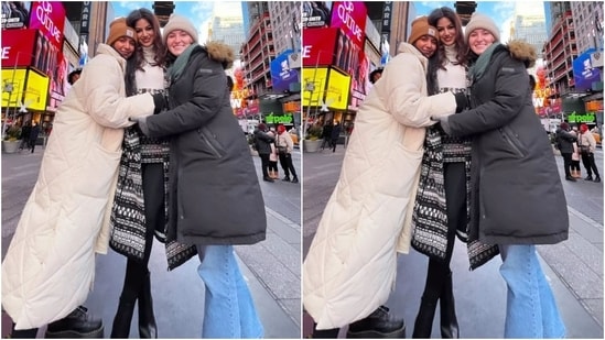 The official Instagram page of Miss Universe posted several pictures of the 21-year-old beauty queen taking over Times Square. She enjoyed some quality time with her crew and posed on the streets to get stunning photos of herself clicked. "Shine bright like Times Square," they captioned the post, and we totally agree with it.(Instagram/@ogmish)