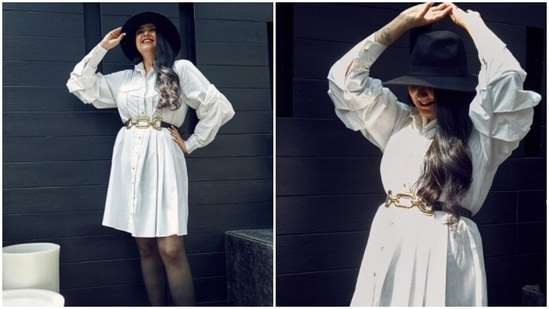 Anshula Kapoor is on a fashion spree. Anshula shared a slew of pictures on her Instagram profile on Saturday and made our day brighter. For the weekend, Anshula decided to pose for a photoshoot and some of the pictures made their way on our feed. Since then, we are swooning.(Instagram/@anshulakapoor)