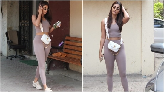 Pooja Hegde in athleisure set carries Rs 1 lakh Louis Vuitton bag to  Pilates session - India Today