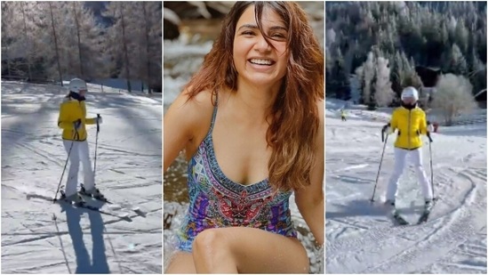 Samantha Ruth Prabhu's skiing video from Switzerland will give you travel goals: Internet is stunned