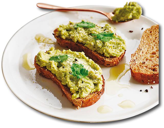 There is a certain logic to the idea of avocado toast because avocados are so fatty that they do the job of butter