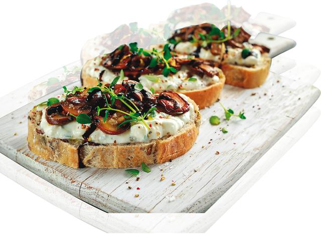 Mushrooms on toast is a dish made in Europe with a lot of cream which can make it much too heavy