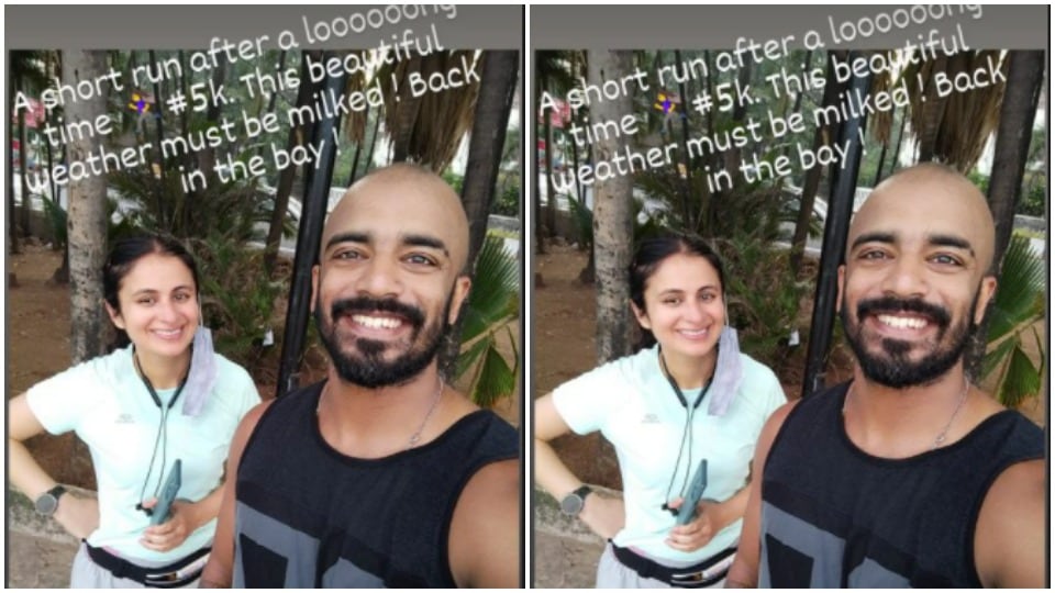 Instagram story of Rasika Dugal. (Instagram/@rasikadugal)