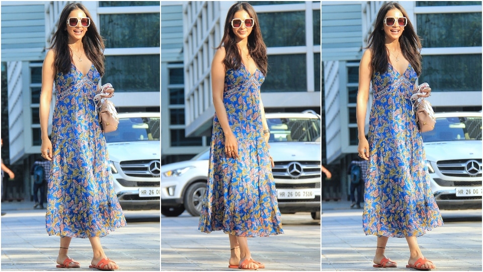 Rakul Preet Singh clicked outside the Dharma Productions office.&nbsp; (HT Photo/Varinder Chawla)