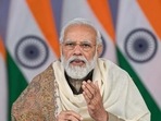 The grand statue of Netaji Subhas Chandra Bose will inspire democratic values and future generations as he refused to bow before the British, said Modi.(HT_PRINT) The grand statue of Netaji Subhas Chandra Bose will inspire democratic values and future generations as he refused to bow before the British, said Modi.(HT_PRINT)