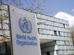 A logo is pictured outside a building of the World Health Organization (WHO) during an executive board meeting on update on the coronavirus disease (Covid-19) outbreak, in Geneva, Switzerland. A logo is pictured outside a building of the World Health Organization (WHO) during an executive board meeting on update on the coronavirus disease (Covid-19) outbreak, in Geneva, Switzerland. 