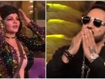 Rakhi Sawant reacted after Mika Singh gave her a flying kiss on Bigg Boss 15.