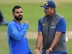 Ravi Shastri and Virat Kohli.&nbsp;