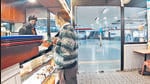 A near vacant fast food joint in Kashmere Gate Metro station. (HT) A near vacant fast food joint in Kashmere Gate Metro station. (HT)