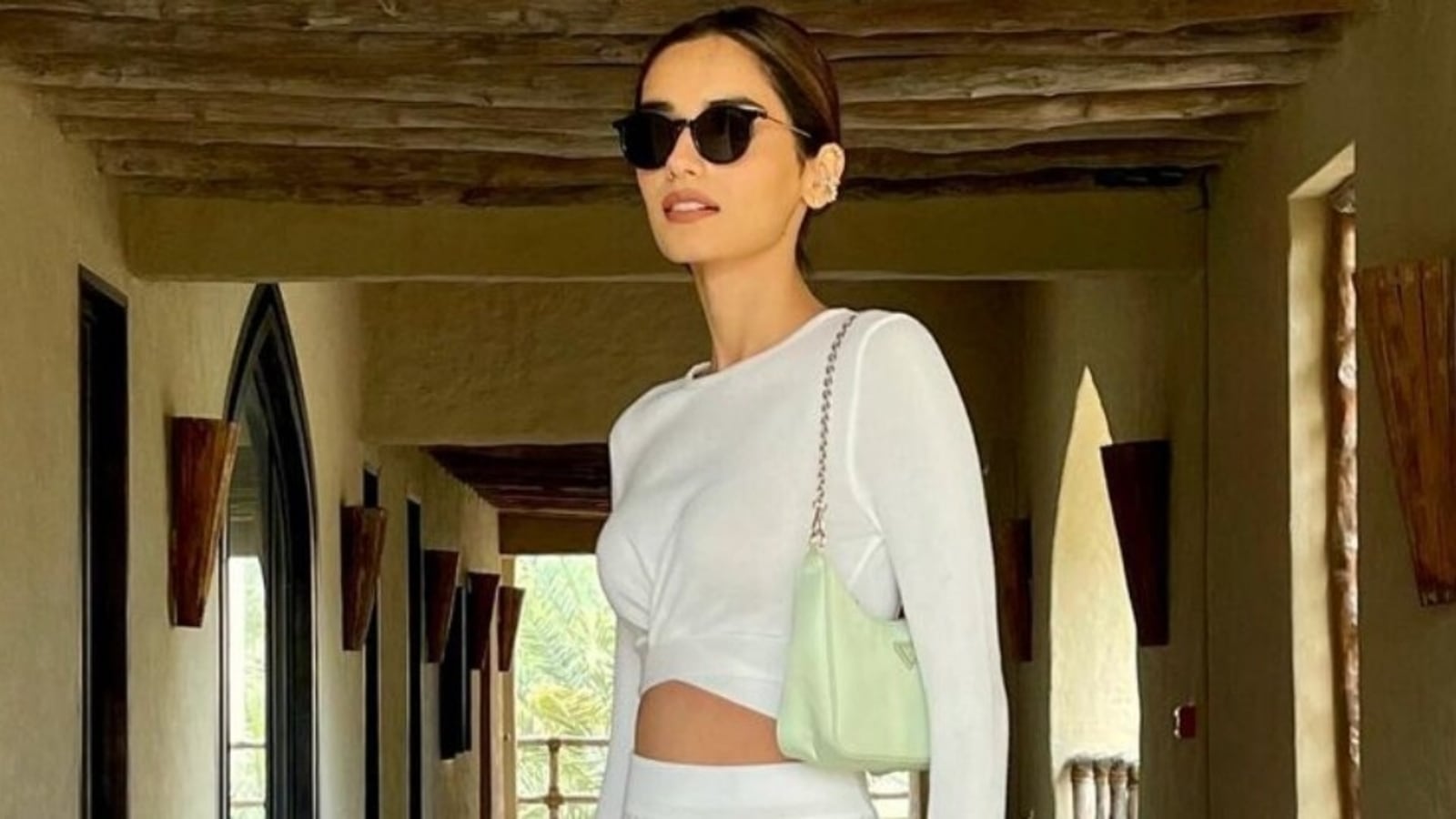 Manushi Chhillar chills in Oman wearing ₹7k outfit, guess the bag's