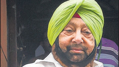 Former chief minister Captain Amarinder Singh on Sunday announced the PLC candidates from 22 constituencies ahead of the Punjab assembly elections on February 20. (PTI)