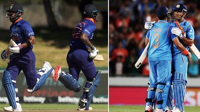 Virat Kohli &amp; Shikhar Dhawan | MS Dhoni &amp; Suresh Raina (Reuters | Getty Images)