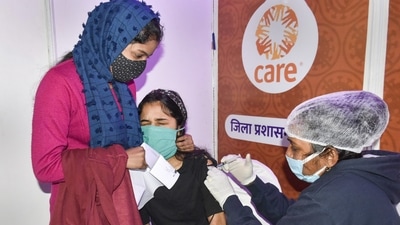 Around 74 million children have been vaccinated by now. (PTI) Around 74 million children have been vaccinated by now. (PTI)