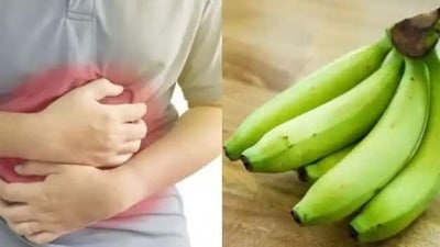 Having boiled raw bananas with a pinch of salt helps in improving the digestive system. 