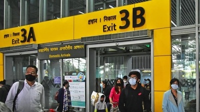 Netaji Subhash Chandra Bose International Airport in Kolkata.