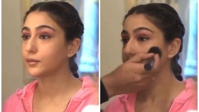 Sara Ali Khan shared a video on her Instagram Stories. Sara Ali Khan shared a video on her Instagram Stories.