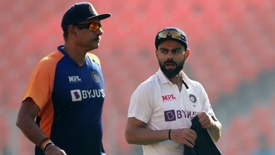 Ravi Shastri and Virat Kohli (Getty Images) Ravi Shastri and Virat Kohli (Getty Images)