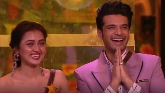 Tejasswi Prakash and Karan Kundrra on Bigg Boss 15.