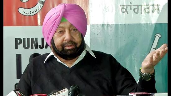 Punjab Lok Congress chief Capt Amarinder Singh.