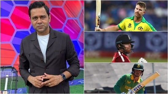 Aakash Chopra (L) named his favourite to fetch most money in IPL 2022 mega-auction among overseas openers.(Twitter/REUTERS/AP)