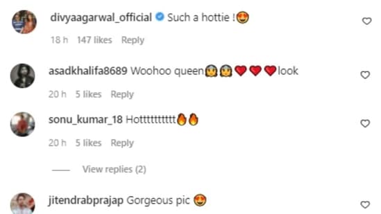 Comments on Palak Tiwari's post.&nbsp;