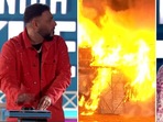 Badhshah tries to stop the task after a contestant's performance went wrong.