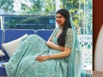 Anshula Kapoor shares pictures wearing a lehenga and told her fans that her sister Janhvi Kapoor helped her during the shoot.