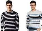 Striped sweaters are evergreen and have a flattering appeal about them.&nbsp;