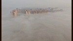 Thick fog engulfs Noida on Monday morning. (Sourced: Mohd Kashif and Arun Chauhan) Thick fog engulfs Noida on Monday morning. (Sourced: Mohd Kashif and Arun Chauhan)