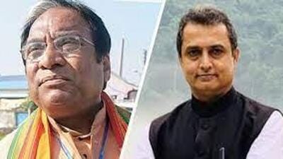 The West Bengal unit of the Bharatiya Janata Party (BJP) temporarily suspended two of its former state vice-presidents, Jay Prakash Majumdar and Ritesh Tiwari on Monday, charging them with making statements against the party. (HT FILE PHOTO.) The West Bengal unit of the Bharatiya Janata Party (BJP) temporarily suspended two of its former state vice-presidents, Jay Prakash Majumdar and Ritesh Tiwari on Monday, charging them with making statements against the party. (HT FILE PHOTO.)