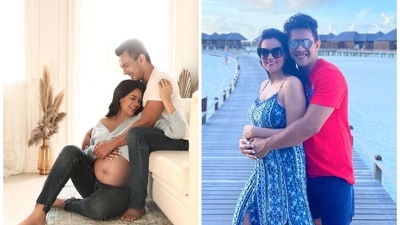 Aditya Narayan and his wife Shweta Agarwal are set to become parents this year. Aditya Narayan and his wife Shweta Agarwal are set to become parents this year.