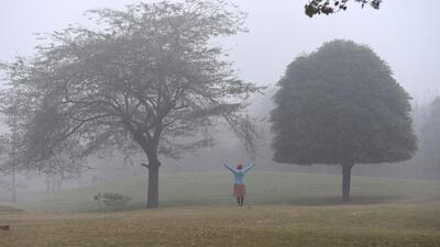 A cold winter morning in New Delhi. (PTI)