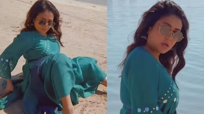 Neha Kakkar has shared a video of her dancing to Oo Antava. Neha Kakkar has shared a video of her dancing to Oo Antava.