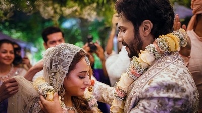 Varun Dhawan and Natasha Dalal tied the knot in the company of close family and friends in a highly guarded wedding ceremony in Alibaug on January 24 last year. Varun Dhawan and Natasha Dalal tied the knot in the company of close family and friends in a highly guarded wedding ceremony in Alibaug on January 24 last year. 