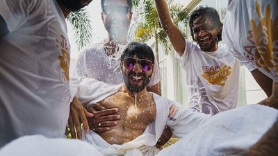 Varun Dhawan chose to have a private wedding because Natasha wasn't from film line and he had already suffered from Covid-19. Varun Dhawan chose to have a private wedding because Natasha wasn't from film line and he had already suffered from Covid-19. 