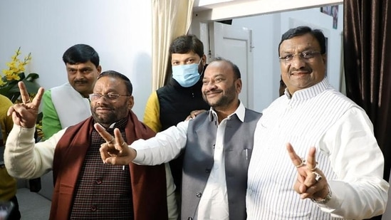 Over the past few weeks, senior BJP minister Swami Prasad Maurya and 13 other lawmakers have defected to the SP and its allies.&nbsp;(ANI)