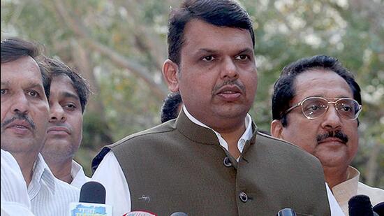 “Uddhavji should remember that we had had corporators in Mumbai and MLAs even before the Sena was born,” said Devendra Fadnavis. ((Kunal Patil/HT photo))